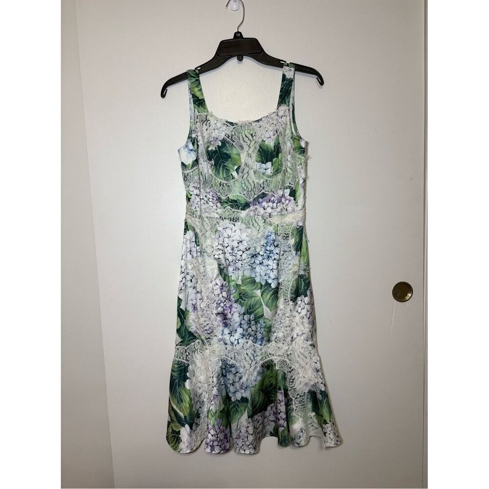 Dolce & GabbanaHydrangea Print  Dress  silk size S